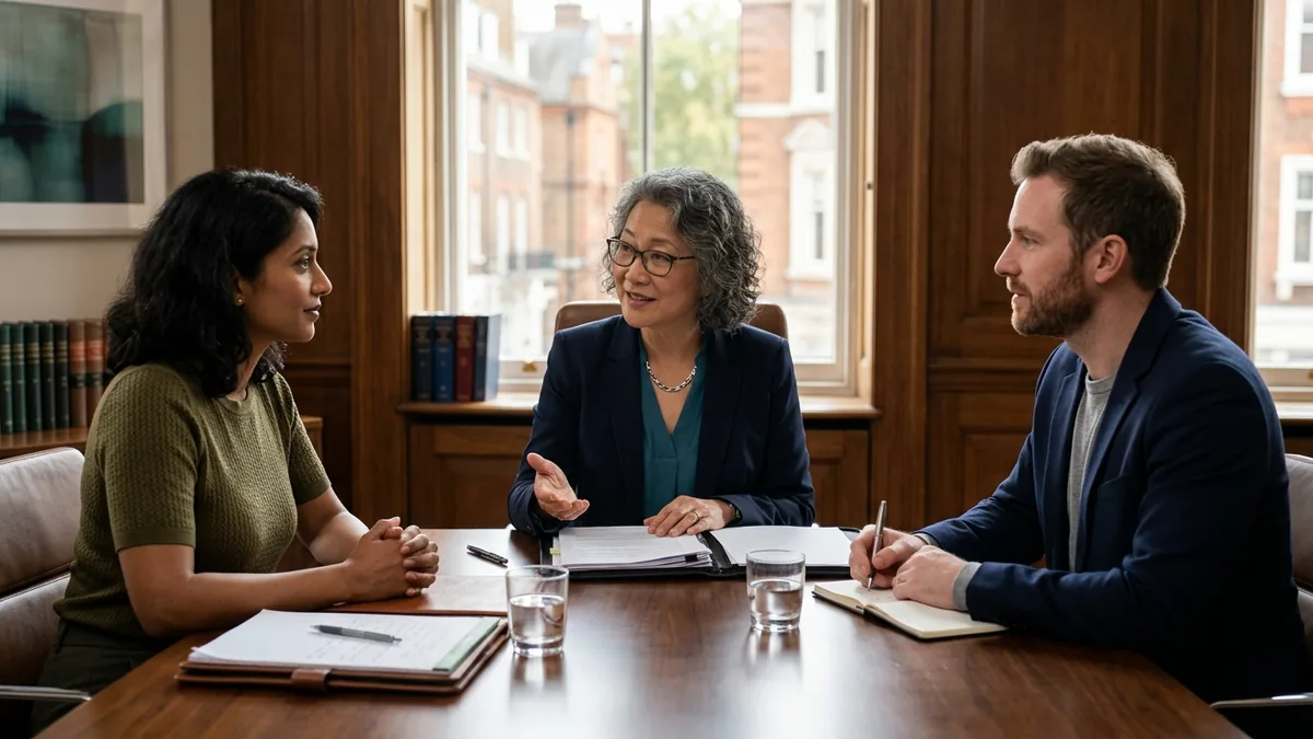 A private judge giving a without-prejudice evaluation to help a couple settle their financial dispute